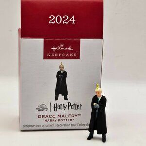 Hallmark 2024 DRACO MALFOY Harry Potter Miniature Wizarding World Warner Brother